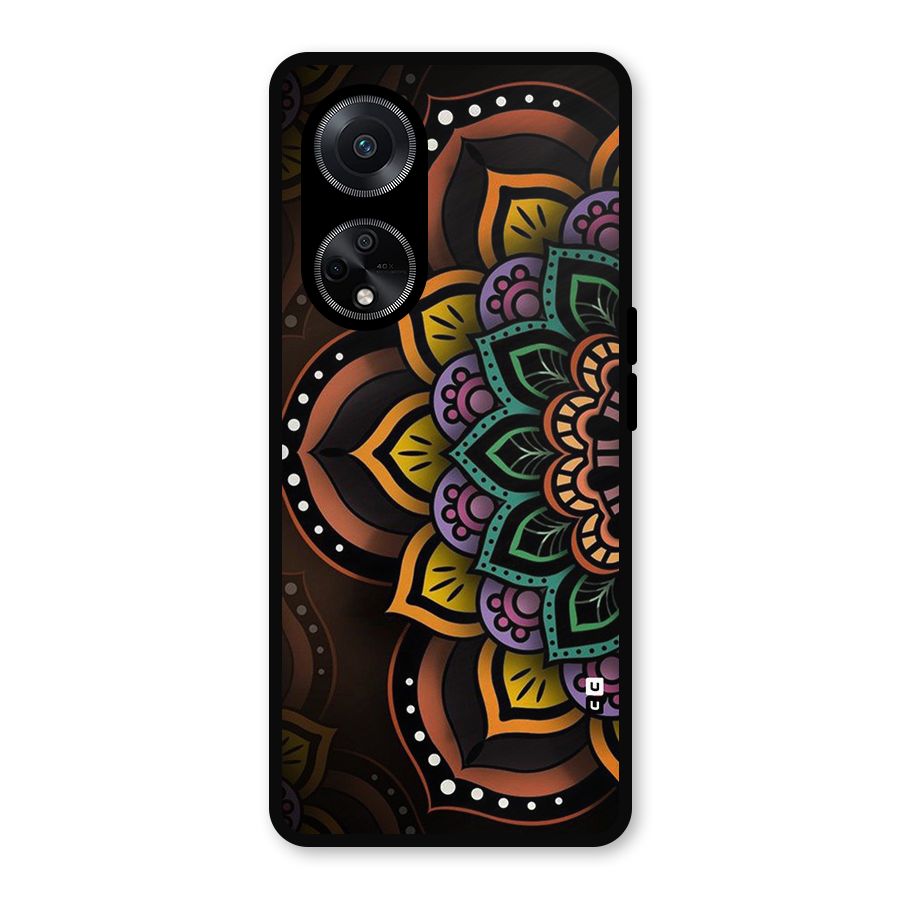 Mandala Artist Metal Back Case for Oppo F23