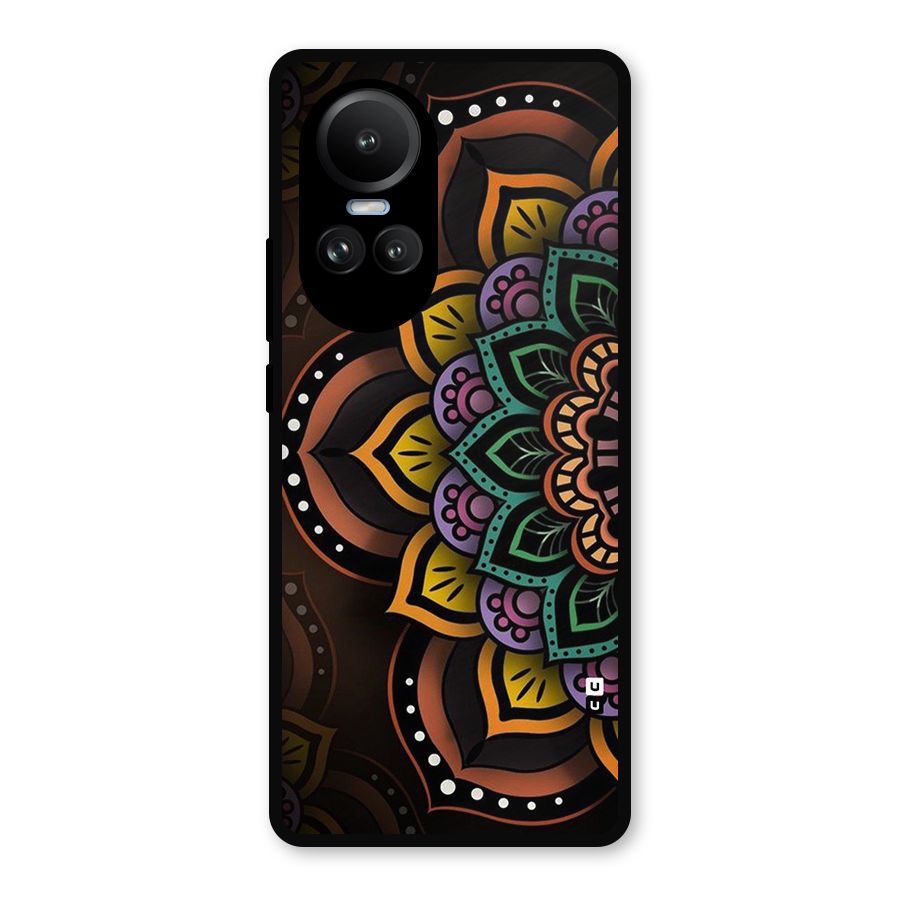 Mandala Artist Metal Back Case for Oppo Reno10 Pro