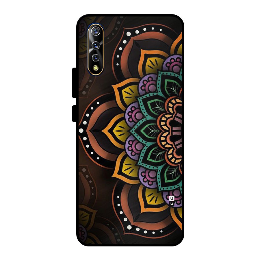 Mandala Artist Metal Back Case for Vivo S1