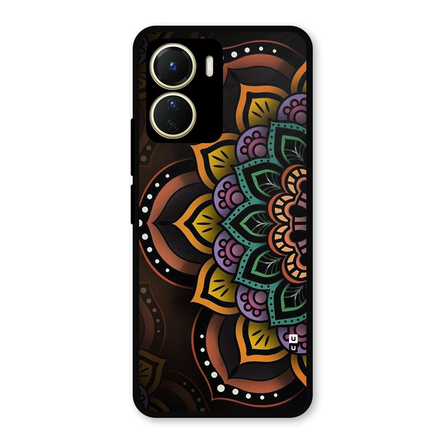 Mandala Artist Metal Back Case for Vivo T2x