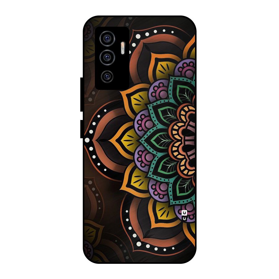 Mandala Artist Metal Back Case for Vivo V23e