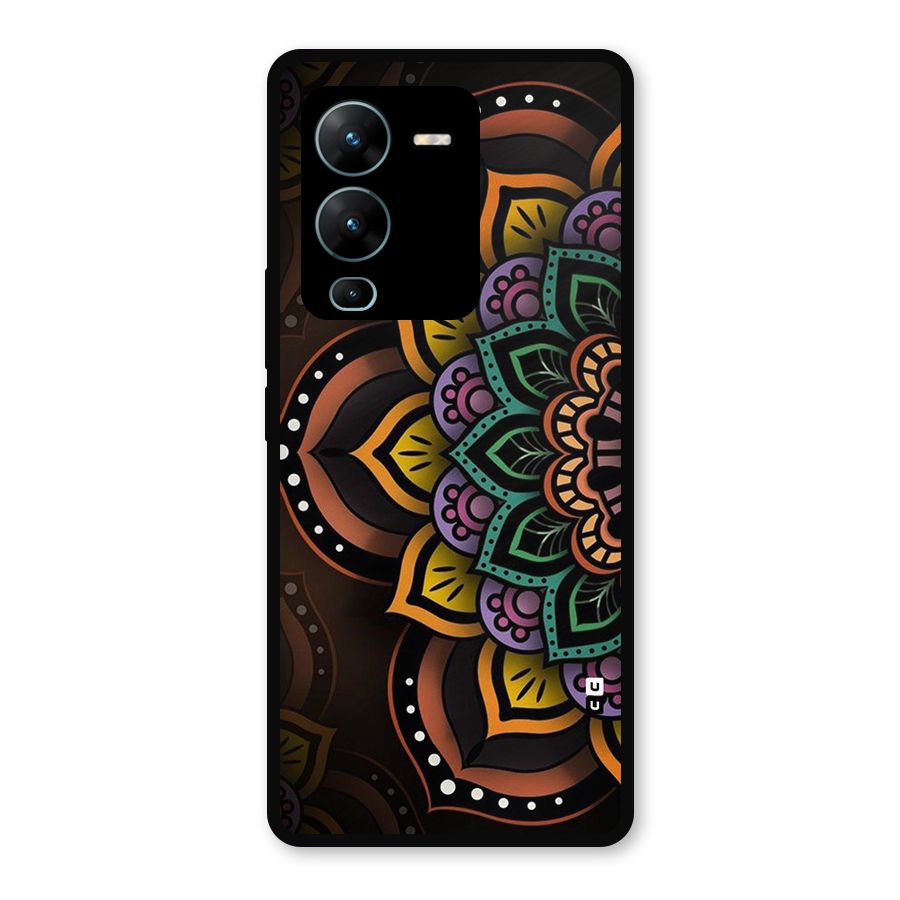 Mandala Artist Metal Back Case for Vivo V25 Pro