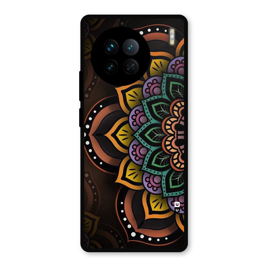 Mandala Artist Metal Back Case for Vivo X90