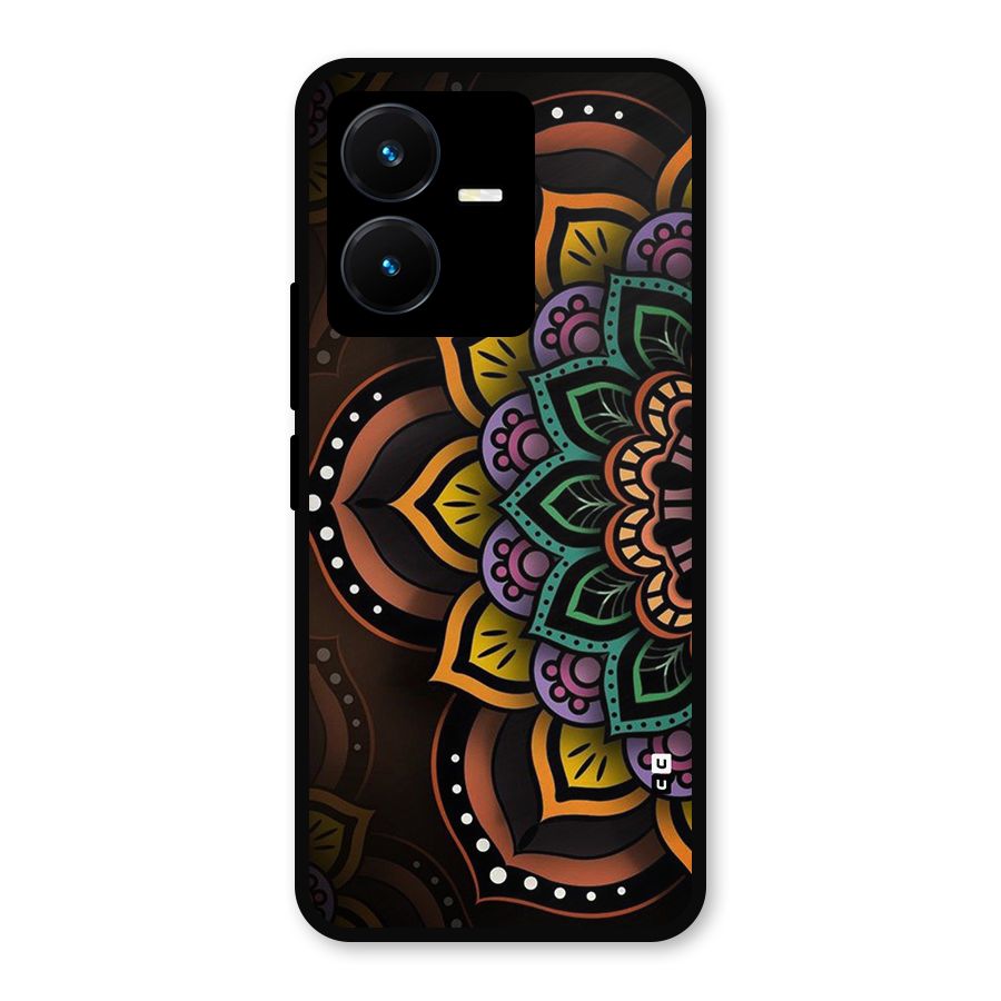 Mandala Artist Metal Back Case for Vivo Y22