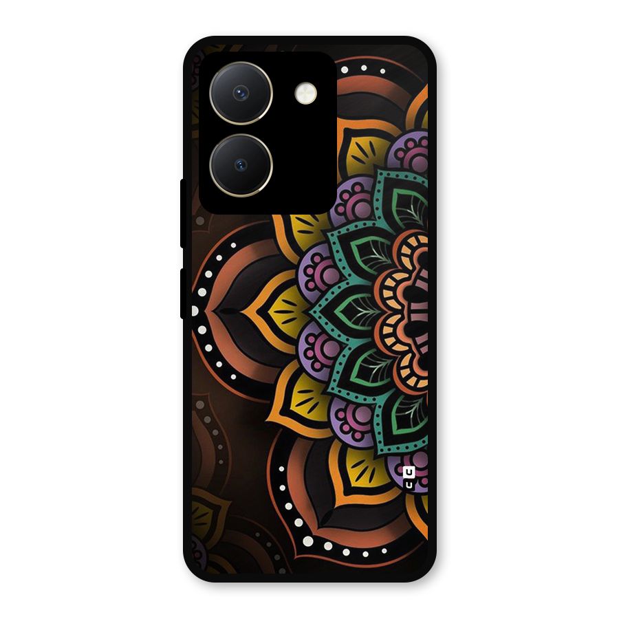 Mandala Artist Metal Back Case for Vivo Y36