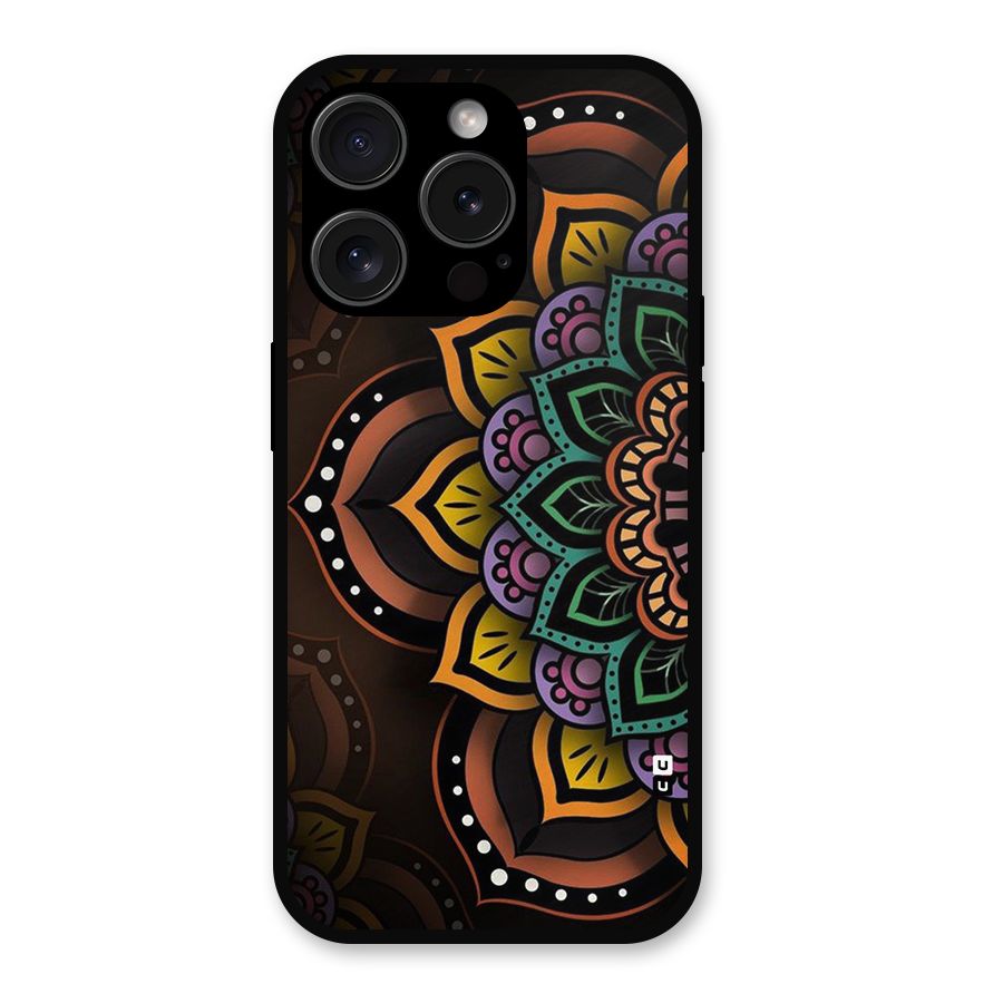 Mandala Artist Metal Back Case for iPhone 15 Pro