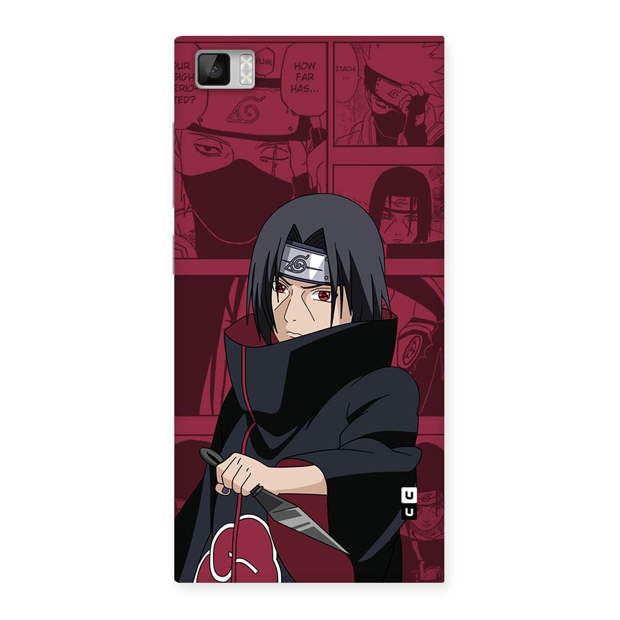Mang Itachi Back Case for Mi3