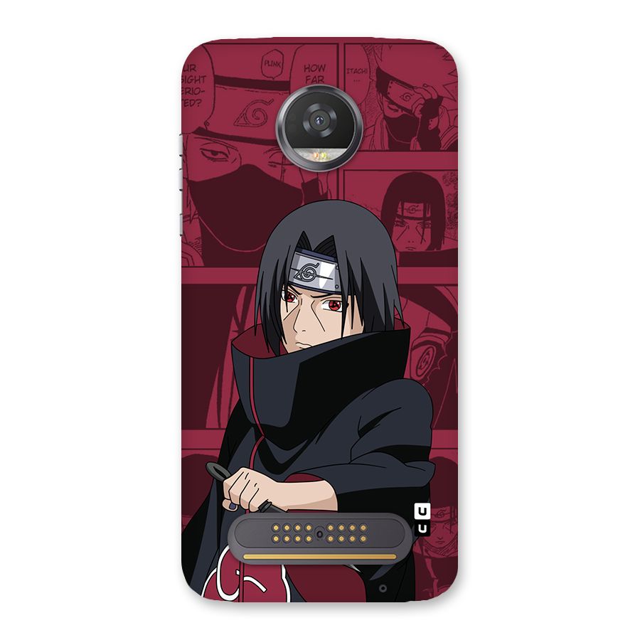Mang Itachi Back Case for Moto Z2 Play