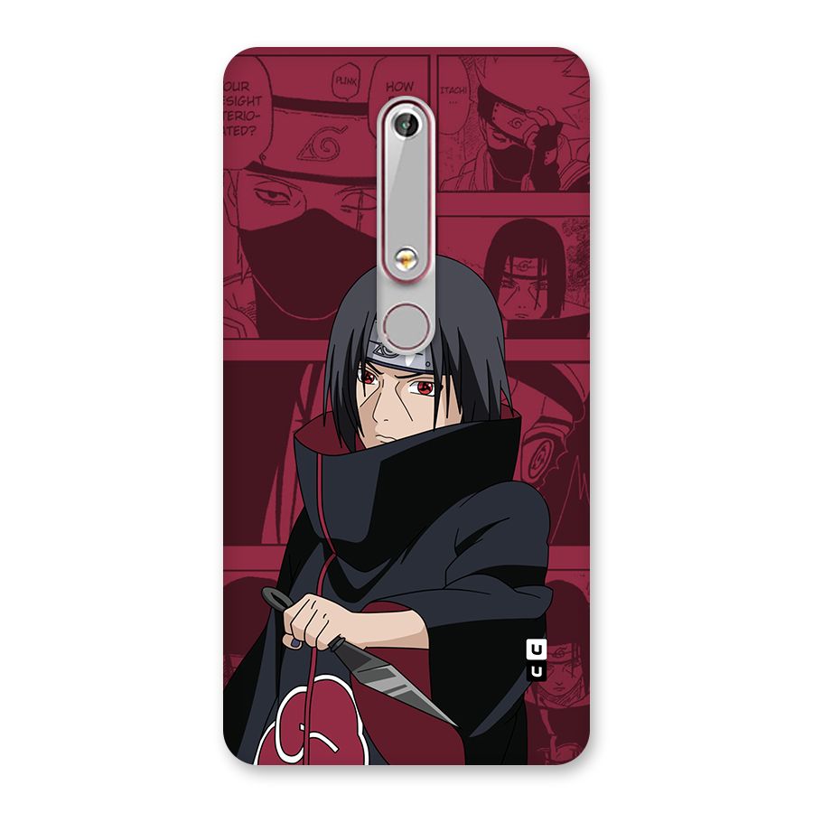 Mang Itachi Back Case for Nokia 6.1