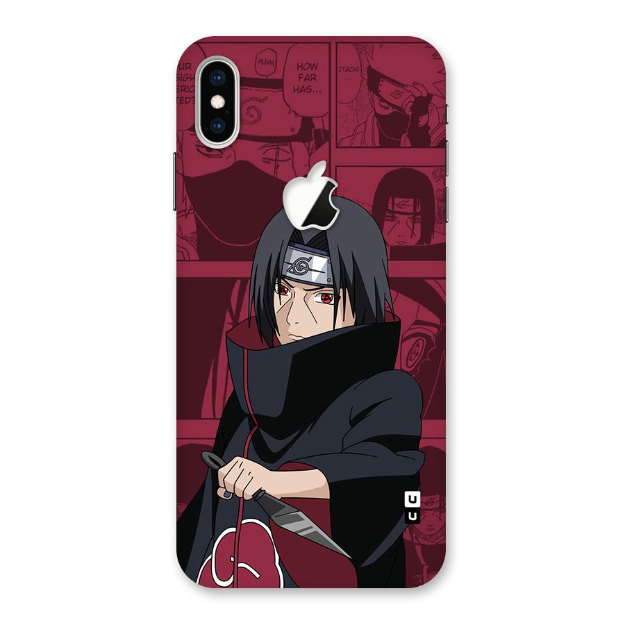 Mang Itachi Back Case for iPhone XS Max Apple Cut