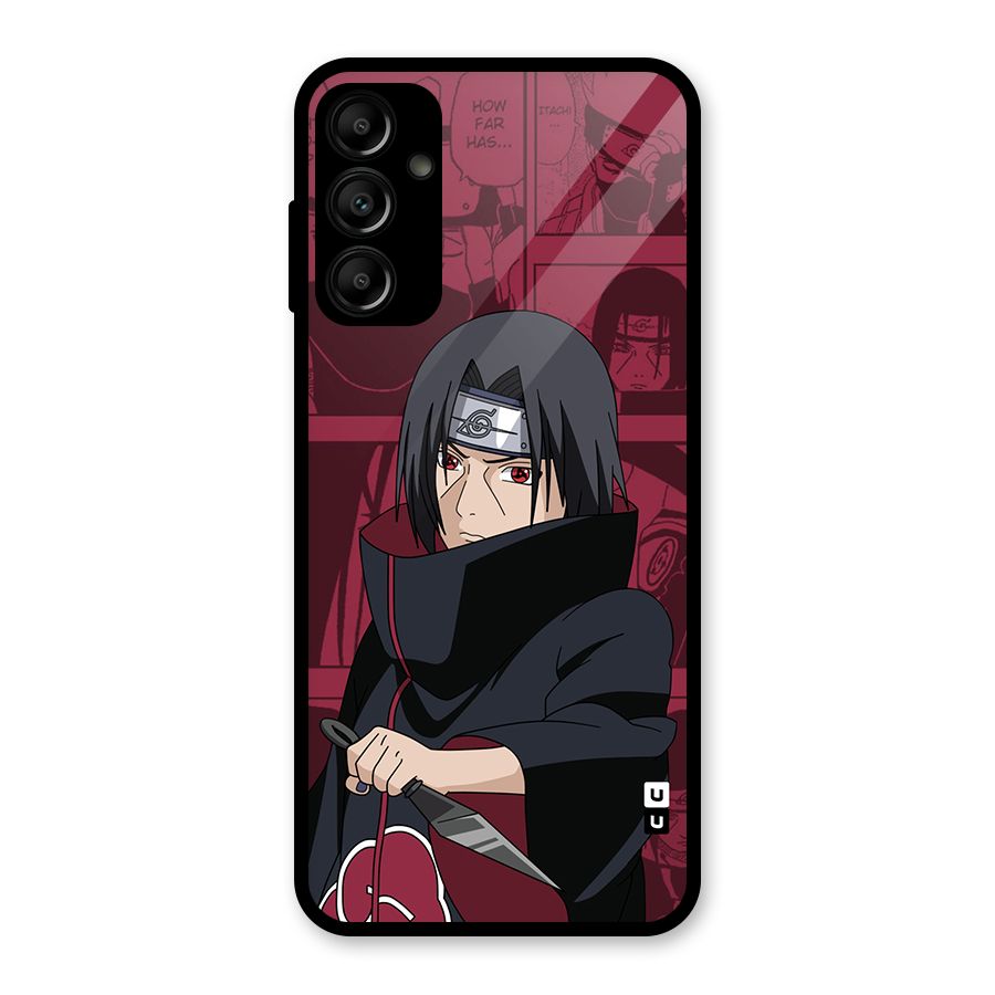 Mang Itachi Glass Back Case for Galaxy A14 5G
