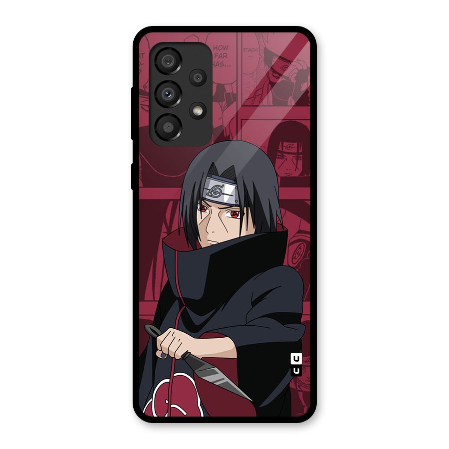 Mang Itachi Glass Back Case for Galaxy A33 5G
