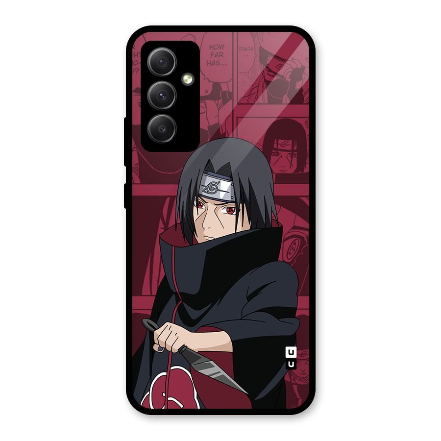 Mang Itachi Glass Back Case for Galaxy A34
