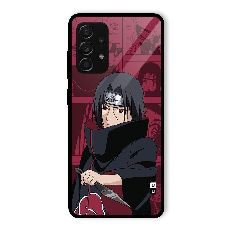 Mang Itachi Glass Back Case for Galaxy A53 5G