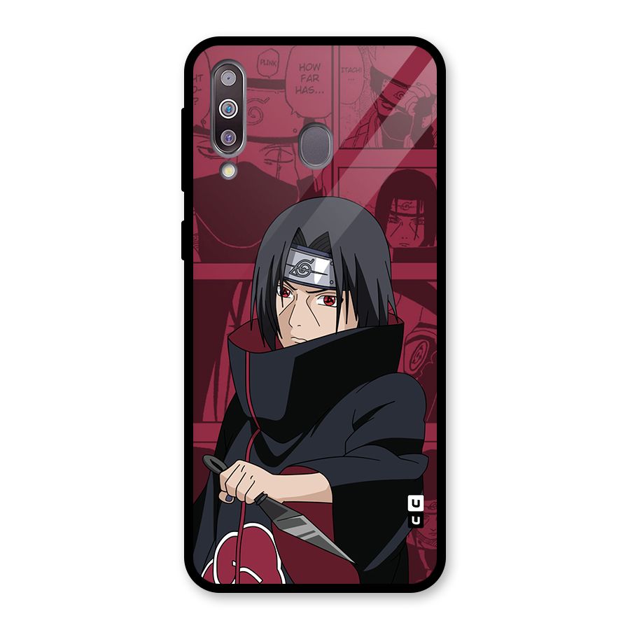 Mang Itachi Glass Back Case for Galaxy M30