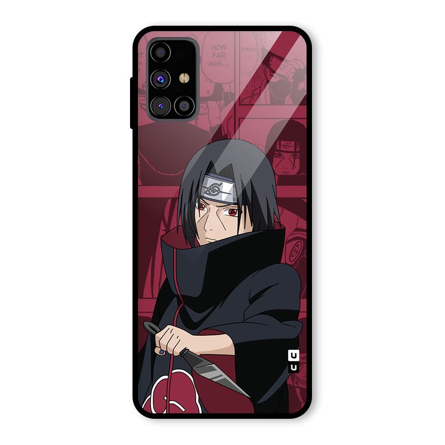 Mang Itachi Glass Back Case for Galaxy M31s