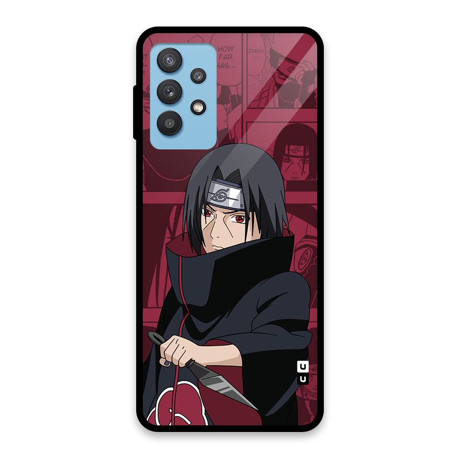 Mang Itachi Glass Back Case for Galaxy M32 5G