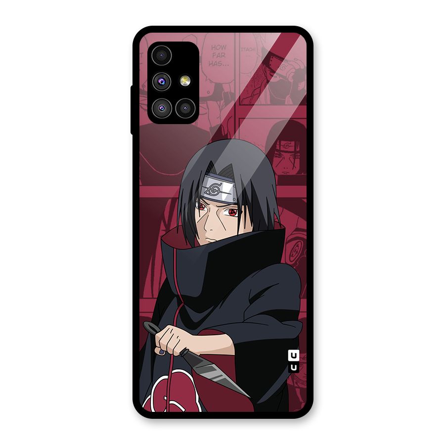 Mang Itachi Glass Back Case for Galaxy M51