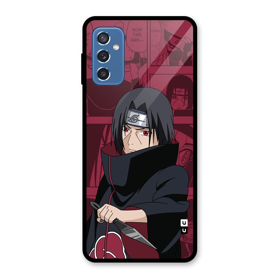 Mang Itachi Glass Back Case for Galaxy M52 5G