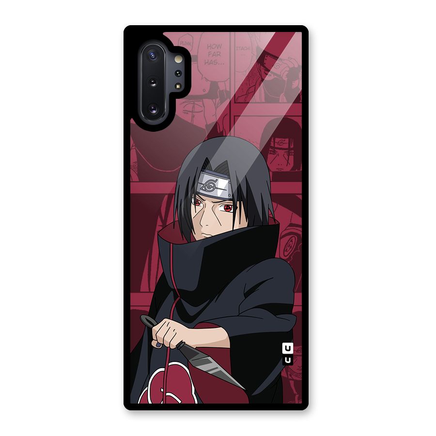 Mang Itachi Glass Back Case for Galaxy Note 10 Plus