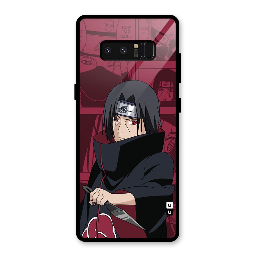 Mang Itachi Glass Back Case for Galaxy Note 8
