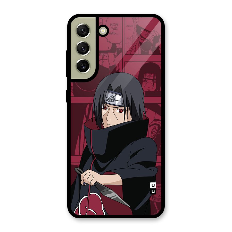 Mang Itachi Glass Back Case for Galaxy S21 FE 5G