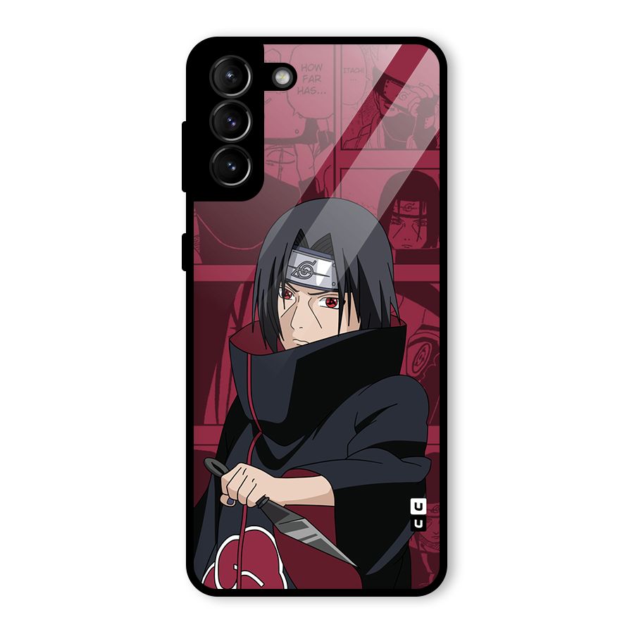 Mang Itachi Glass Back Case for Galaxy S21 Plus