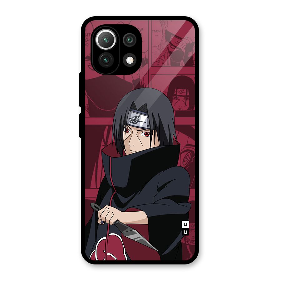 Mang Itachi Glass Back Case for Mi 11 Lite NE 5G