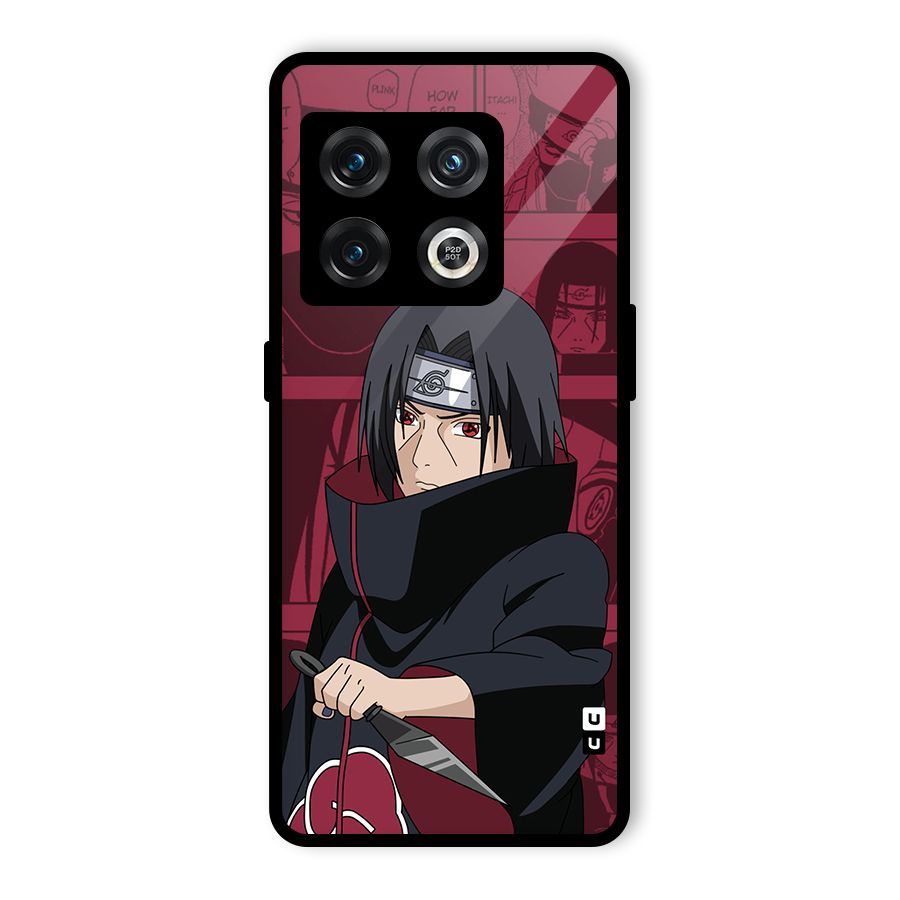 Mang Itachi Glass Back Case for OnePlus 10 Pro 5G