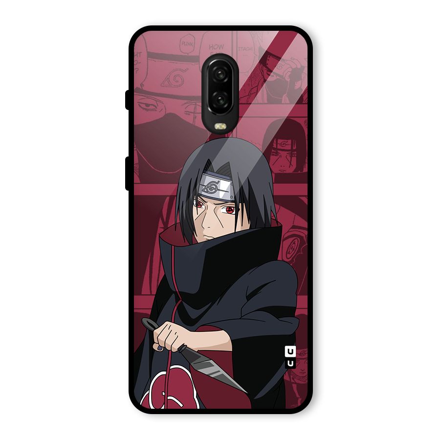 Mang Itachi Glass Back Case for OnePlus 6T