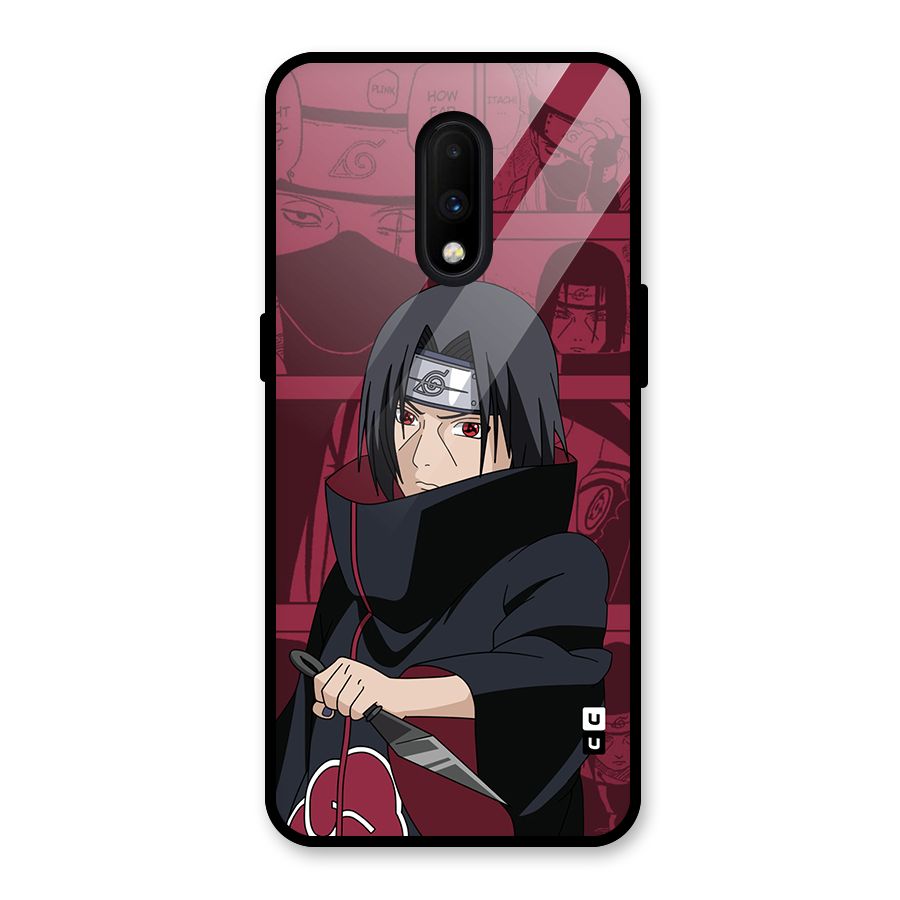 Mang Itachi Glass Back Case for OnePlus 7