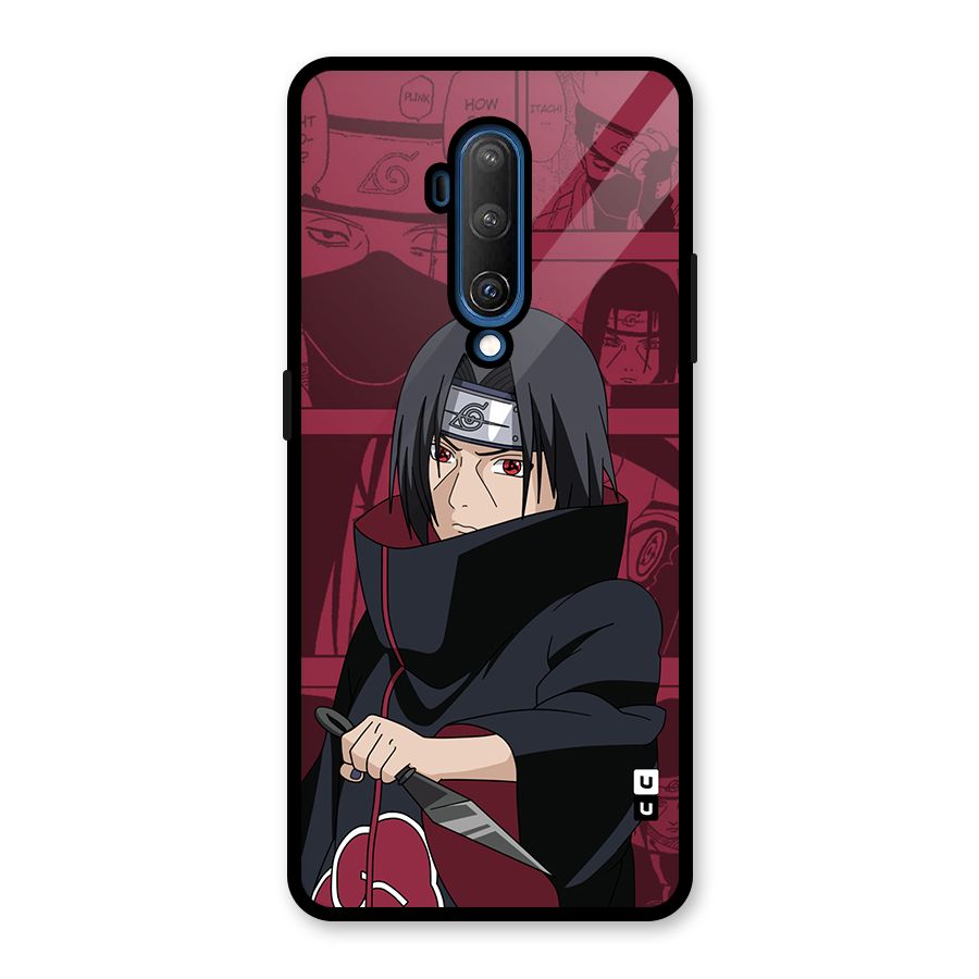 Mang Itachi Glass Back Case for OnePlus 7T Pro