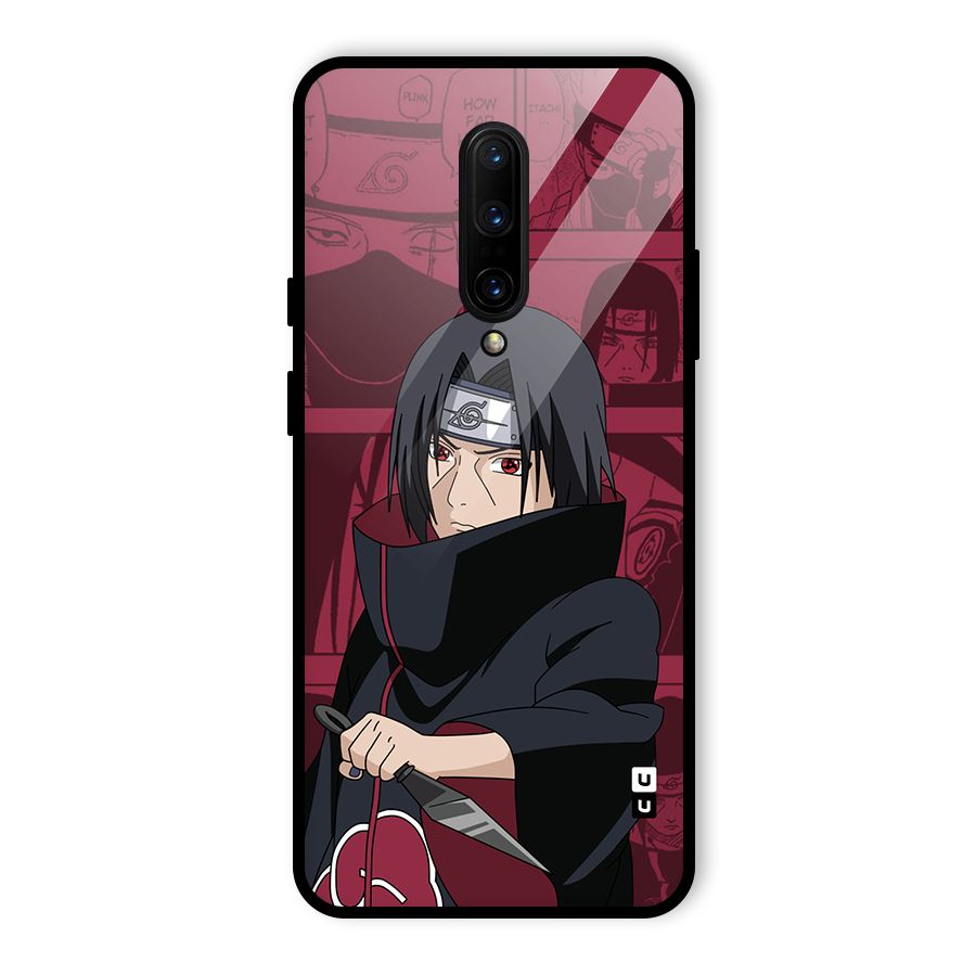 Mang Itachi Glass Back Case for OnePlus 7 Pro