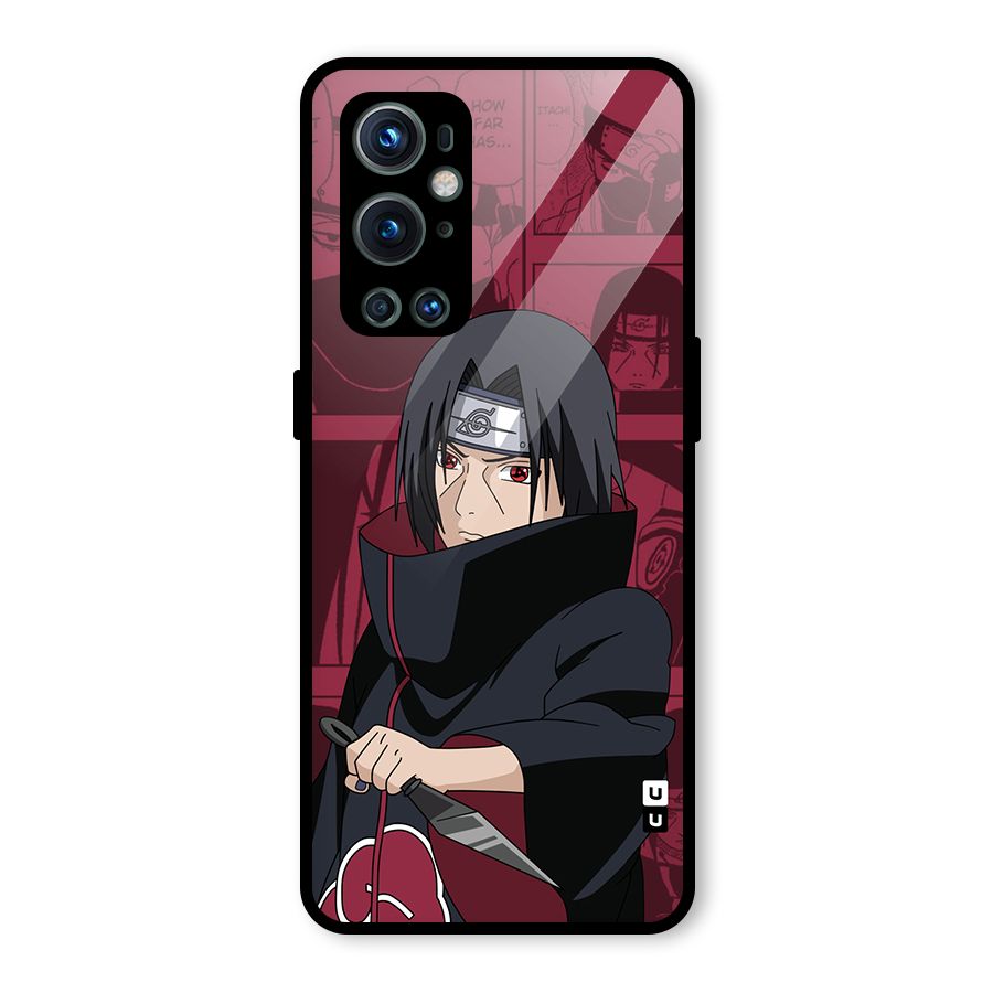 Mang Itachi Glass Back Case for OnePlus 9 Pro