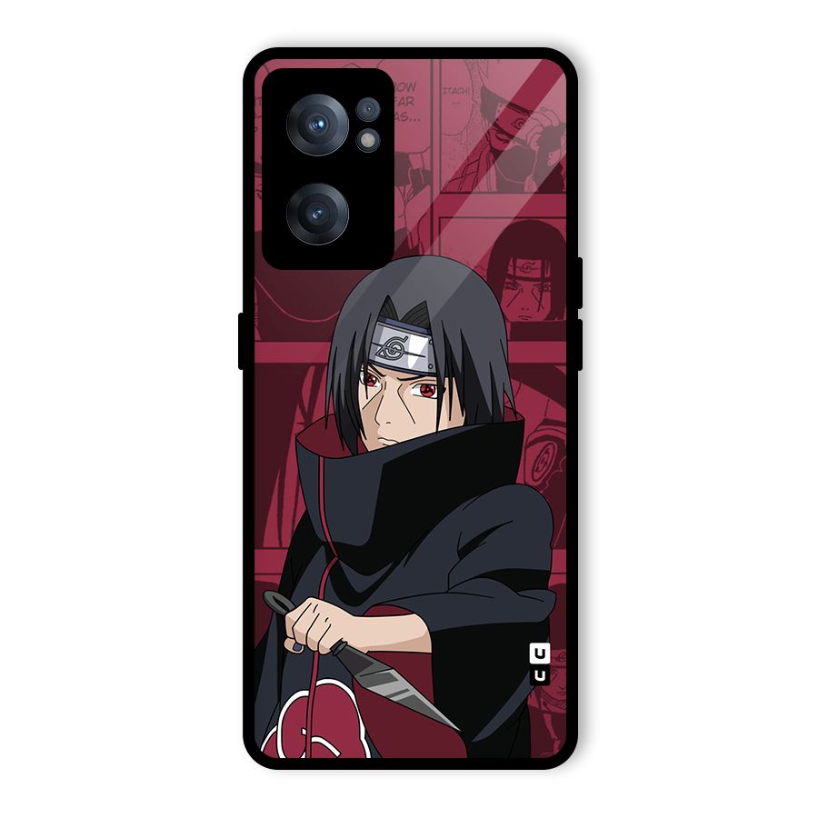 Mang Itachi Glass Back Case for OnePlus Nord CE 2 5G