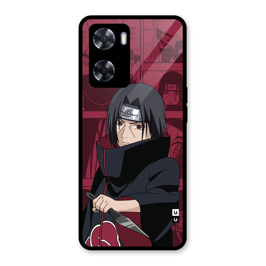 Mang Itachi Glass Back Case for OnePlus Nord N20 SE
