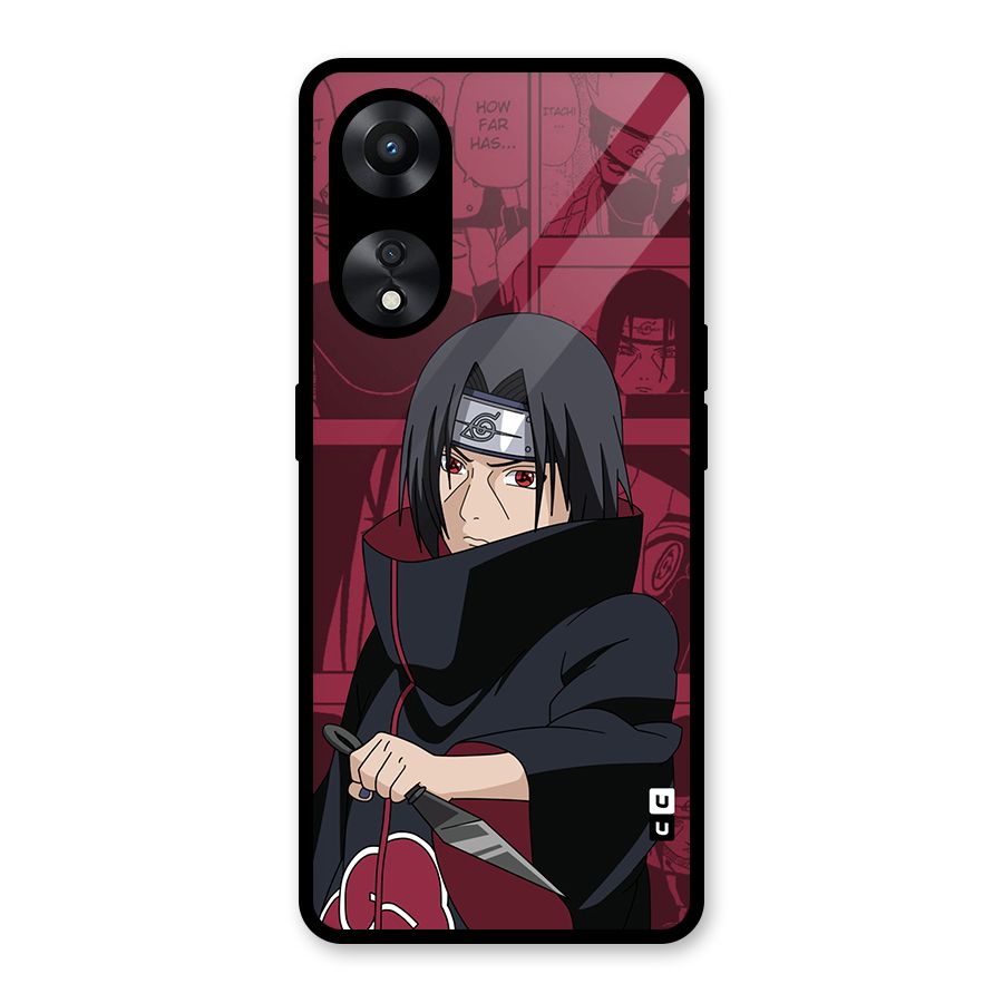 Mang Itachi Glass Back Case for Oppo A78