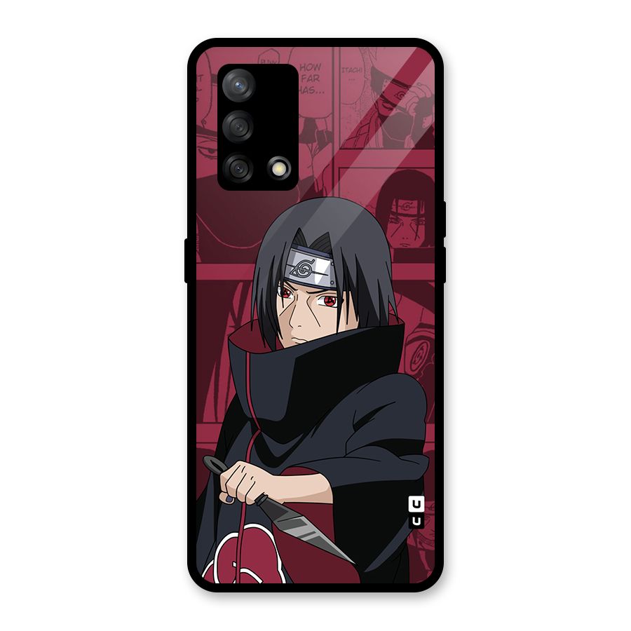 Mang Itachi Glass Back Case for Oppo F19