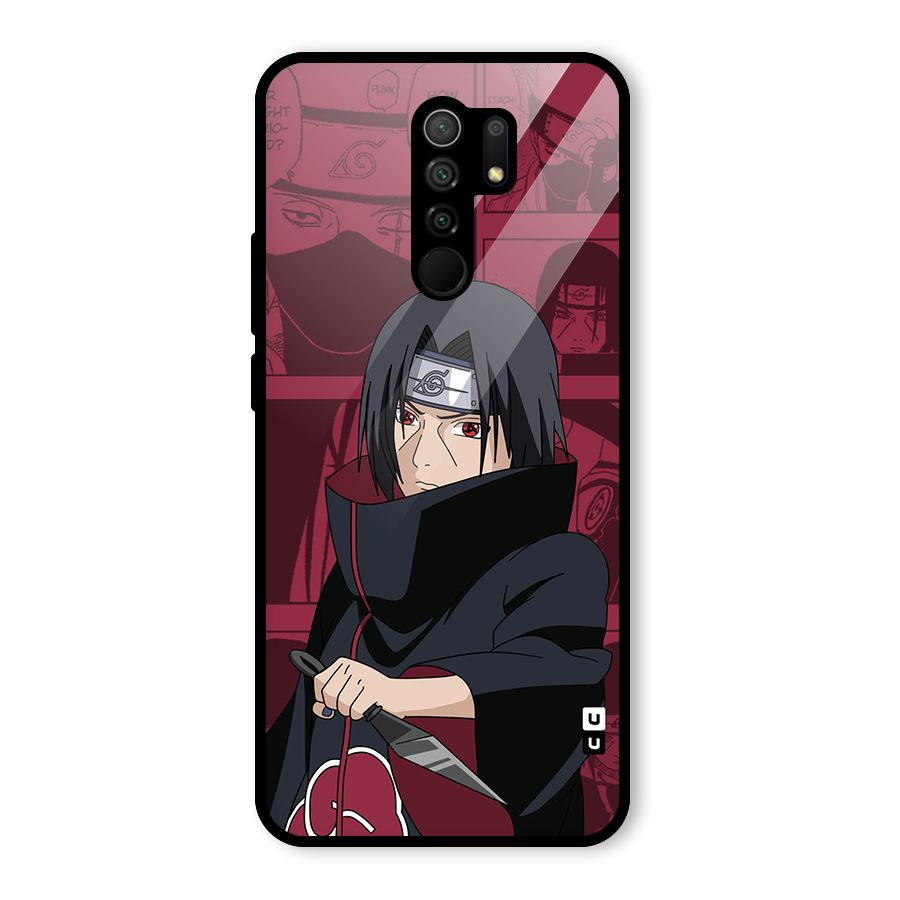 Mang Itachi Glass Back Case for Poco M2