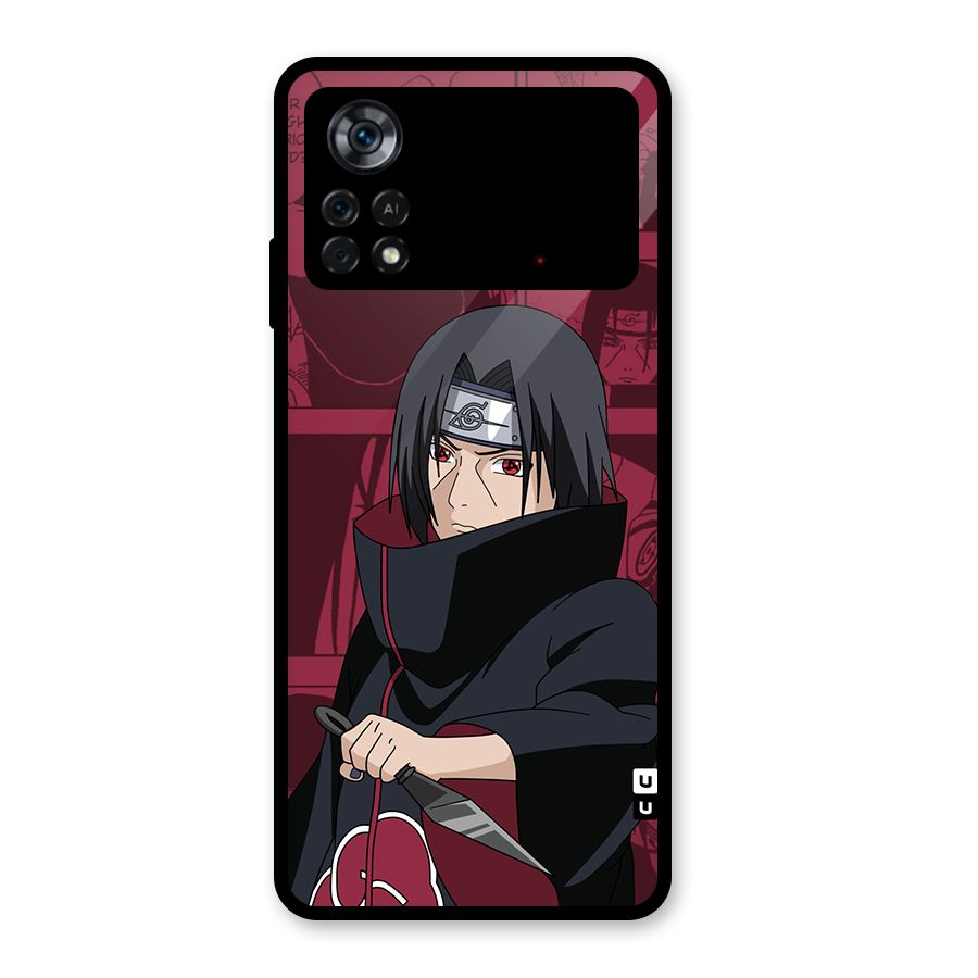 Mang Itachi Glass Back Case for Poco X4 Pro 5G