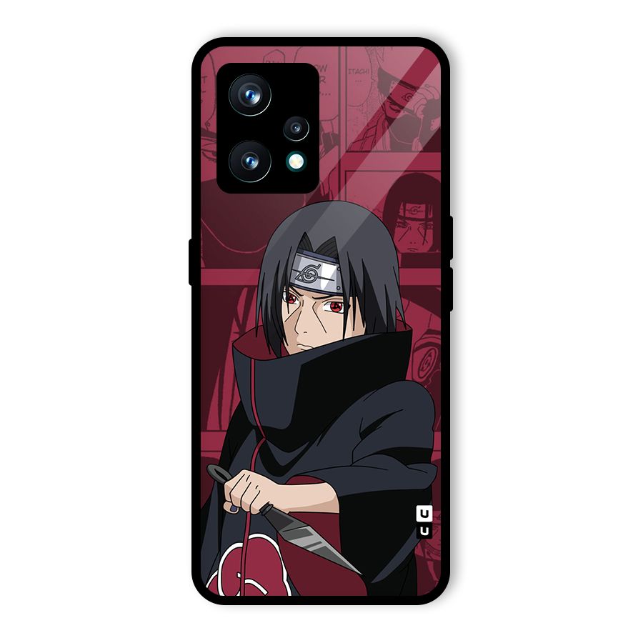 Mang Itachi Glass Back Case for Realme 9 Pro Plus 5G