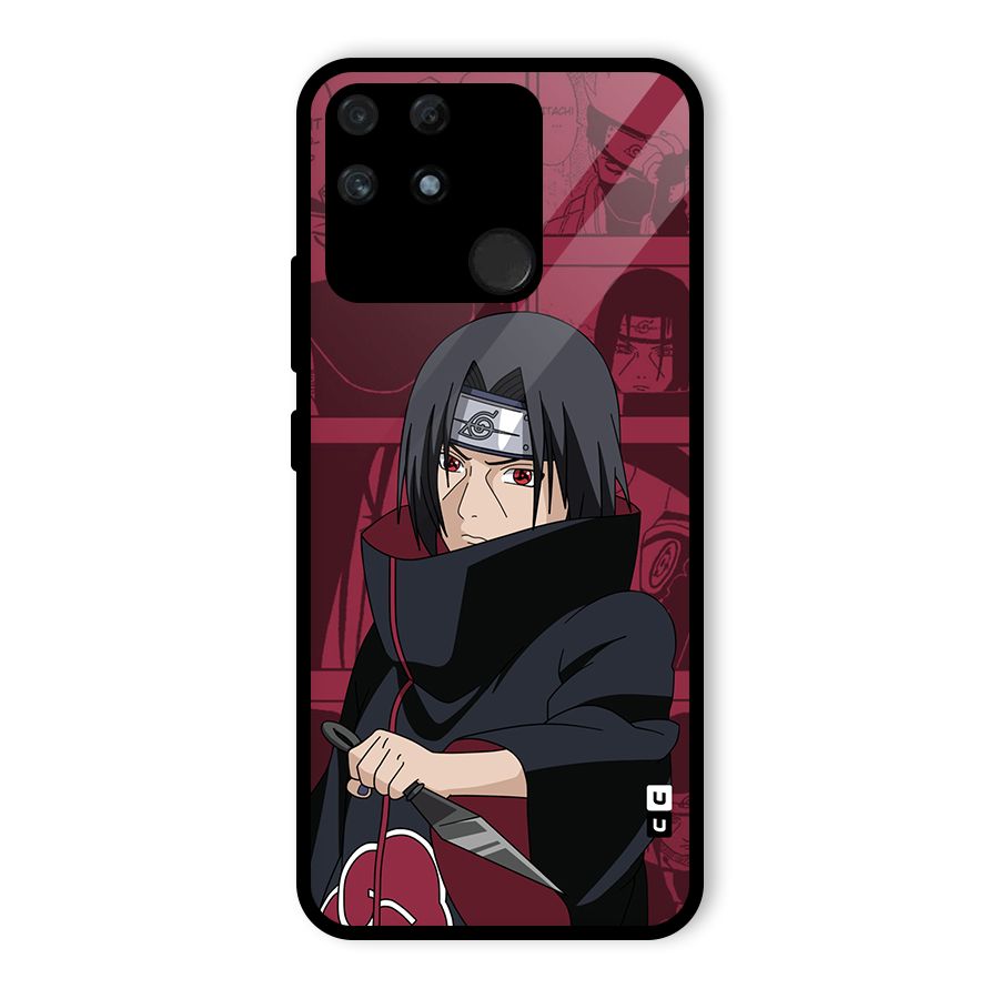 Mang Itachi Glass Back Case for Realme Narzo 50A