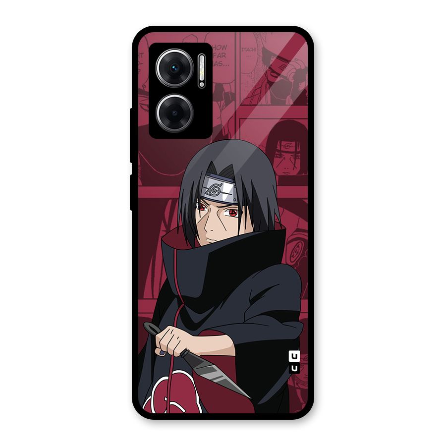 Mang Itachi Glass Back Case for Redmi 11 Prime 5G
