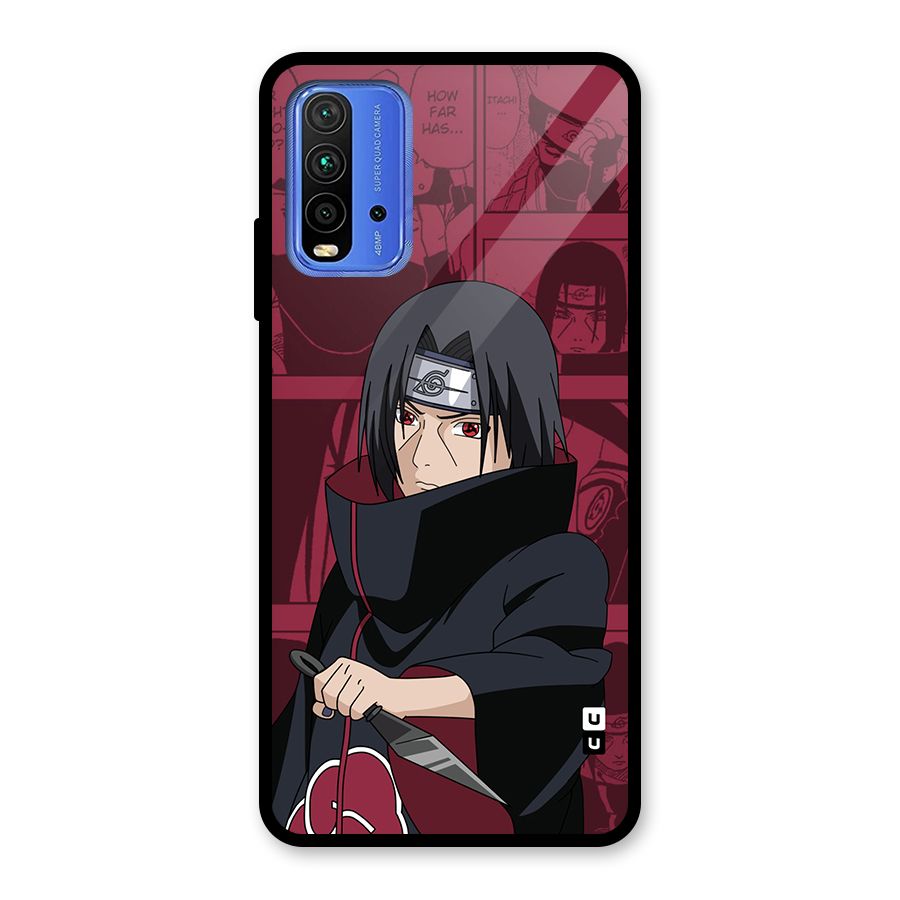 Mang Itachi Glass Back Case for Redmi 9 Power