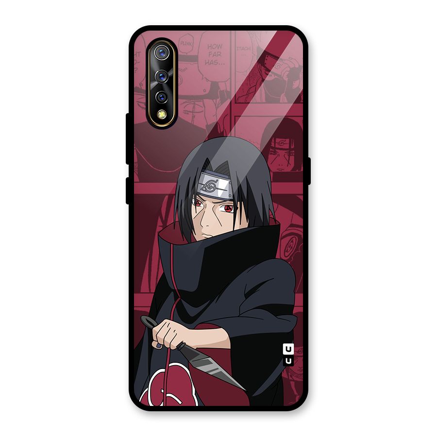 Mang Itachi Glass Back Case for Vivo S1
