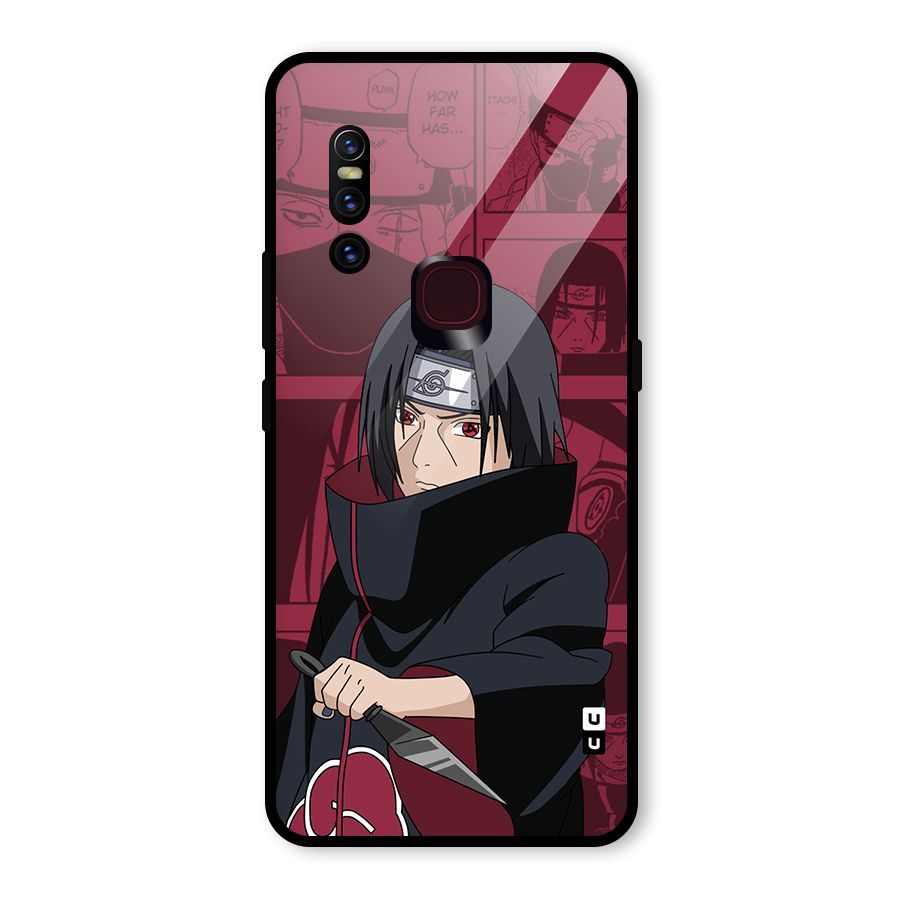 Mang Itachi Glass Back Case for Vivo V15