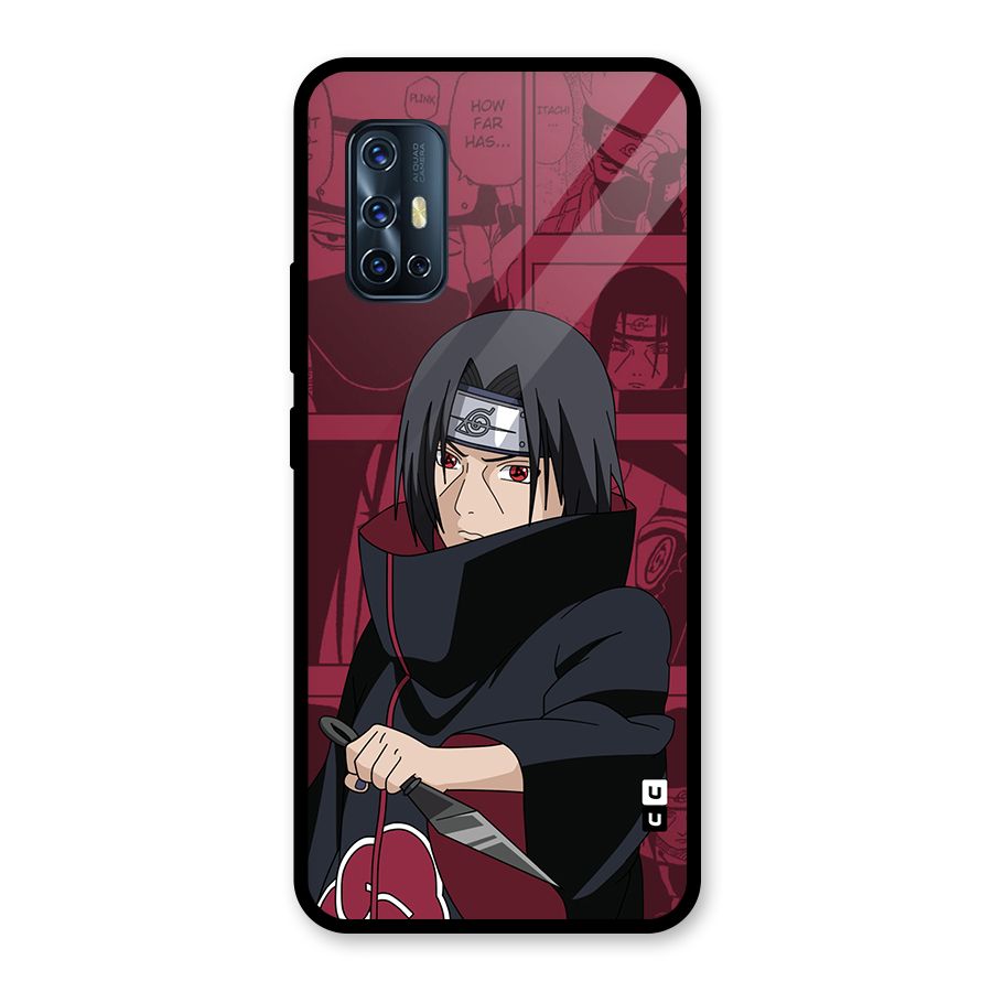 Mang Itachi Glass Back Case for Vivo V17