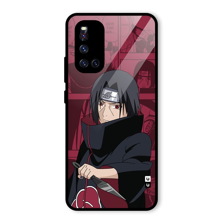 Mang Itachi Glass Back Case for Vivo V19