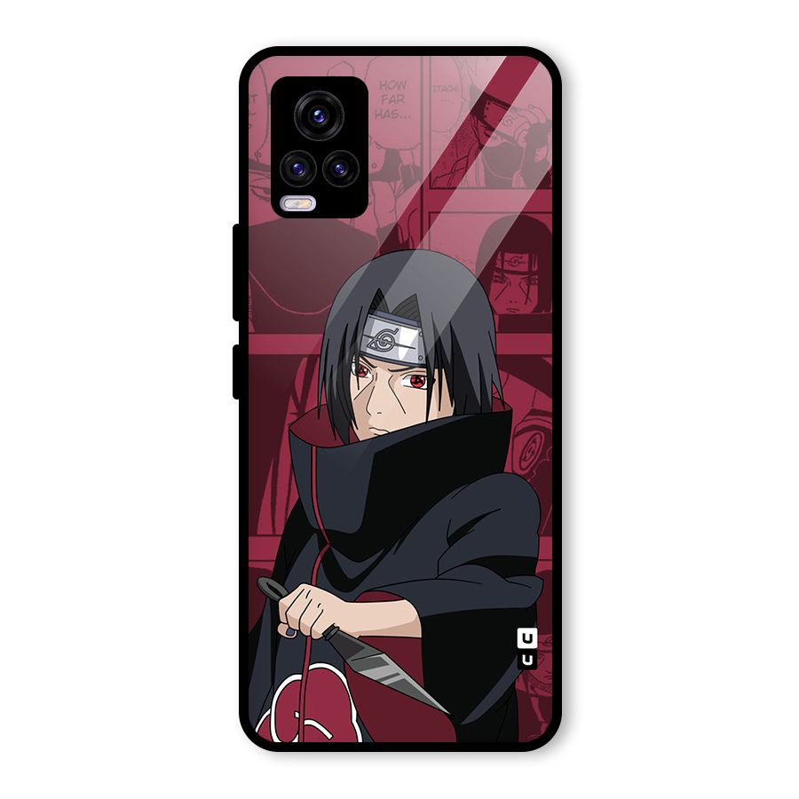 Mang Itachi Glass Back Case for Vivo V20