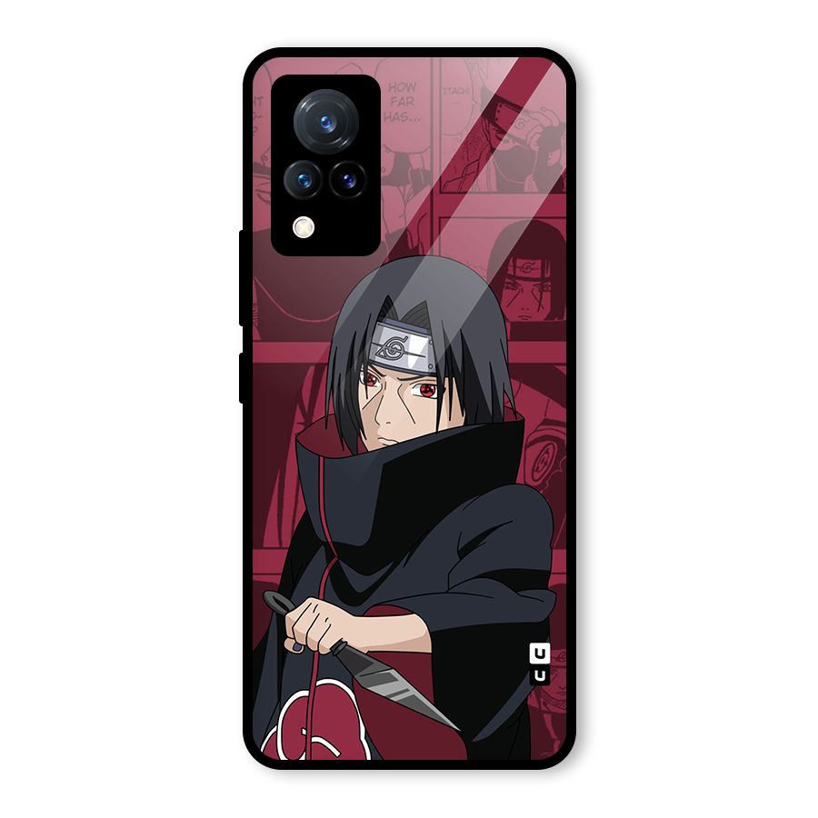 Mang Itachi Glass Back Case for Vivo V21 5G